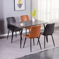 Conjunto Sala De Jantar Mesa Com 4 Cadeiras Smart Just Home Collection