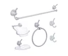 Kit Ideale 6 Peças Cromado Cristal Aquaplas