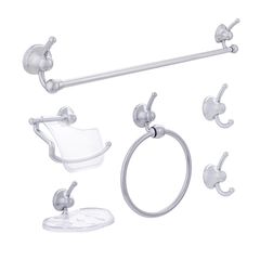 Kit Ideale 6 Peças Cromado Cristal Aquaplas