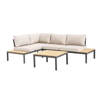 Conjunto de Sala de Estar Saint John 3 Peças Just Home Collection