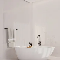 Piso Porcelanato Acetinado Retificado Branco Interno 90x90cm Cristallo Bianco Satin Biancogres Caixa 2,4m²