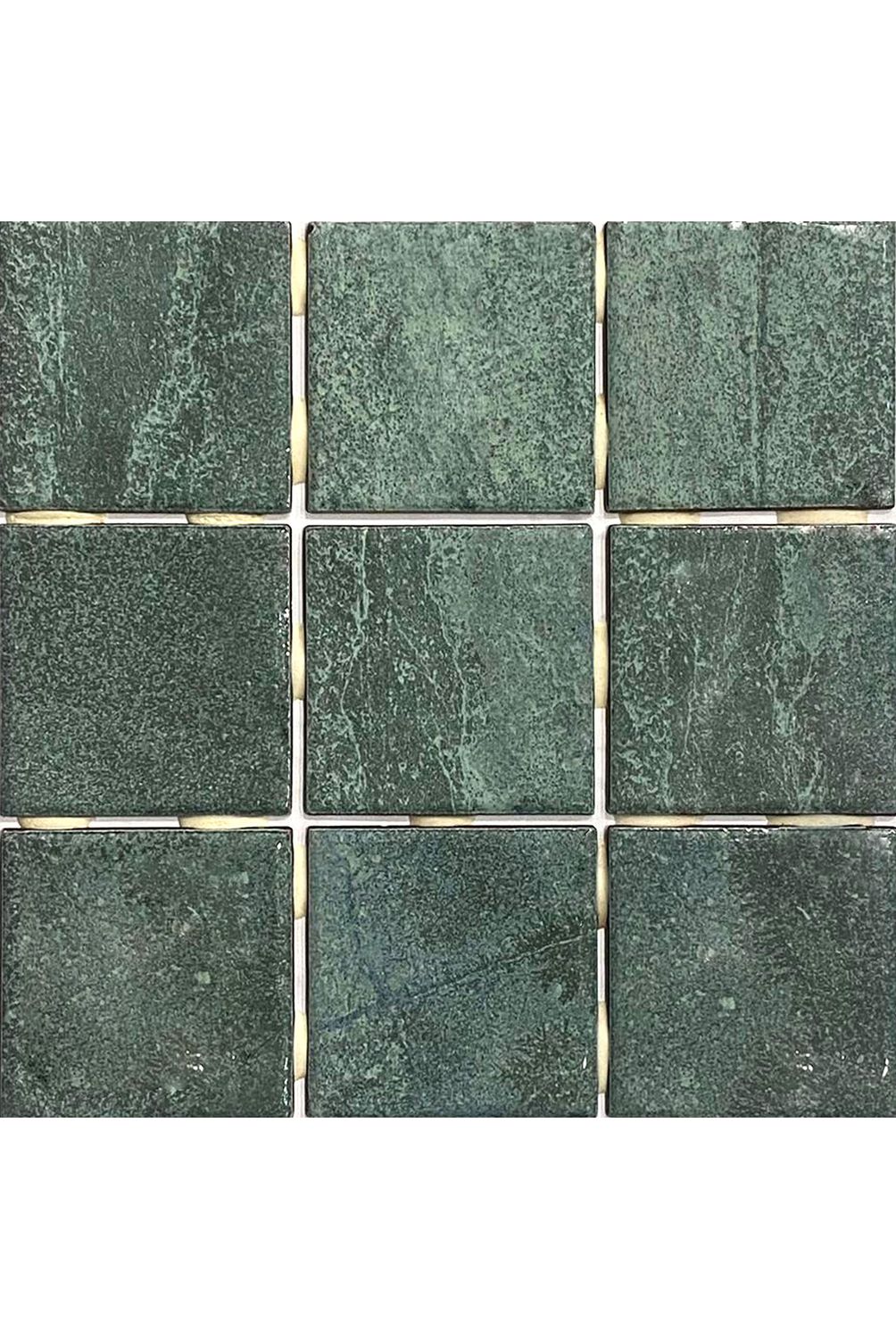 Revestimento Ceral Fachada Tld 10x10cm Sancho Green Caixa 2,07 M²