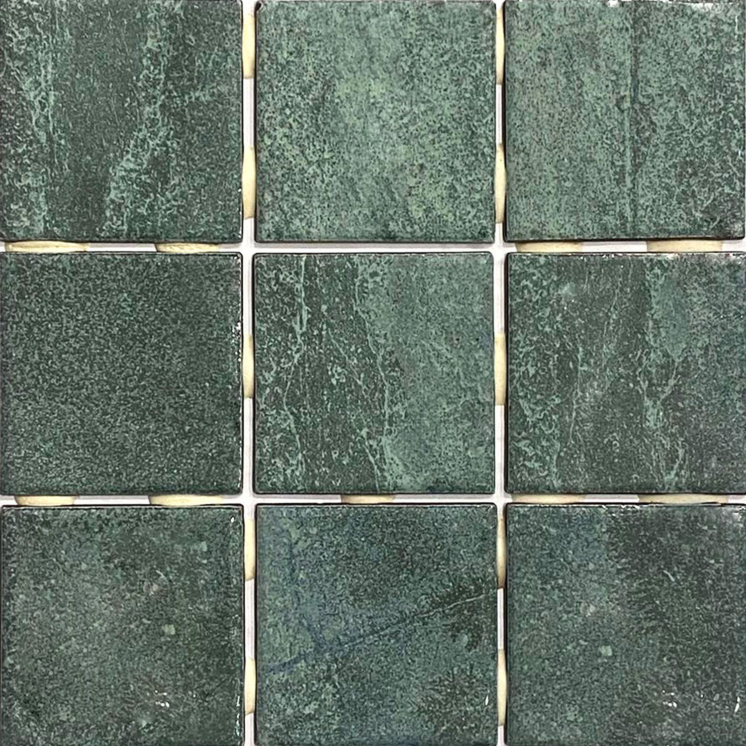 Revestimento Ceral Fachada Tld 10x10cm Sancho Green Caixa 2,07 M²