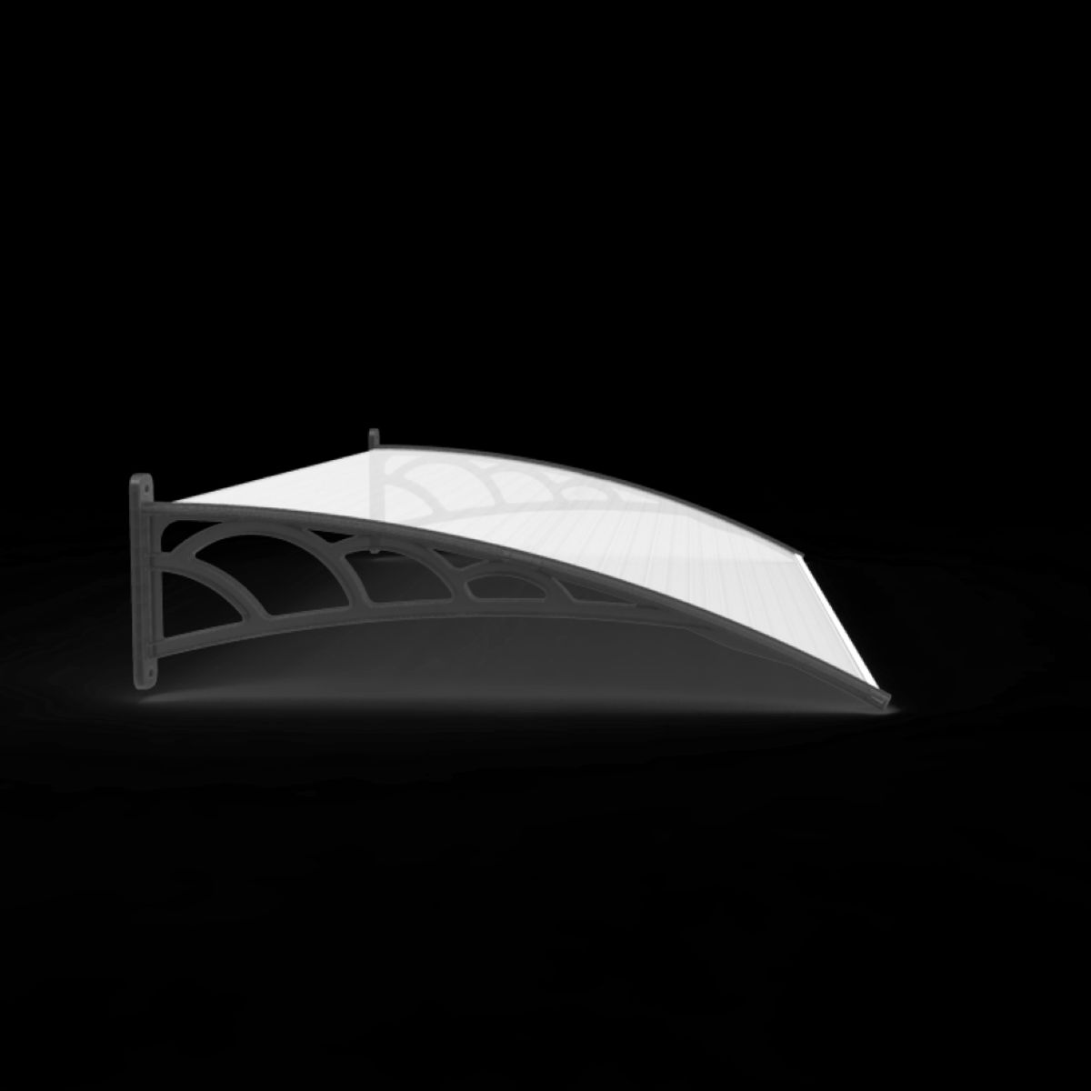 Toldo Versatil 100x150cm Preto/Cristal, marca Organize - Foto 2