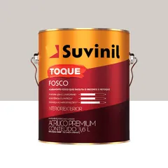 Tinta Acrílica Toque Premium Fosco Interno e Externo Cromio 3,6L Suvinil