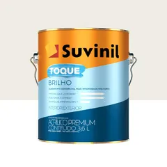 Tinta Acrílica Toque Premium Semibrilho Interno e Externo Branco Neve 3,6L Suvinil