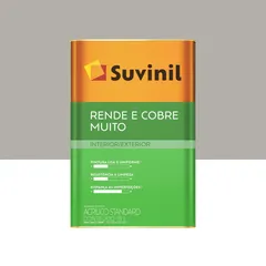 Tinta Acrílica Rende e Cobre Muito Standard Fosco Interno e Externo Elefante 18L Suvinil