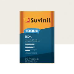 Tinta Acrílica Toque de Seda Premium Acetinado Interno e Externo Branco Neve 18L Suvinil