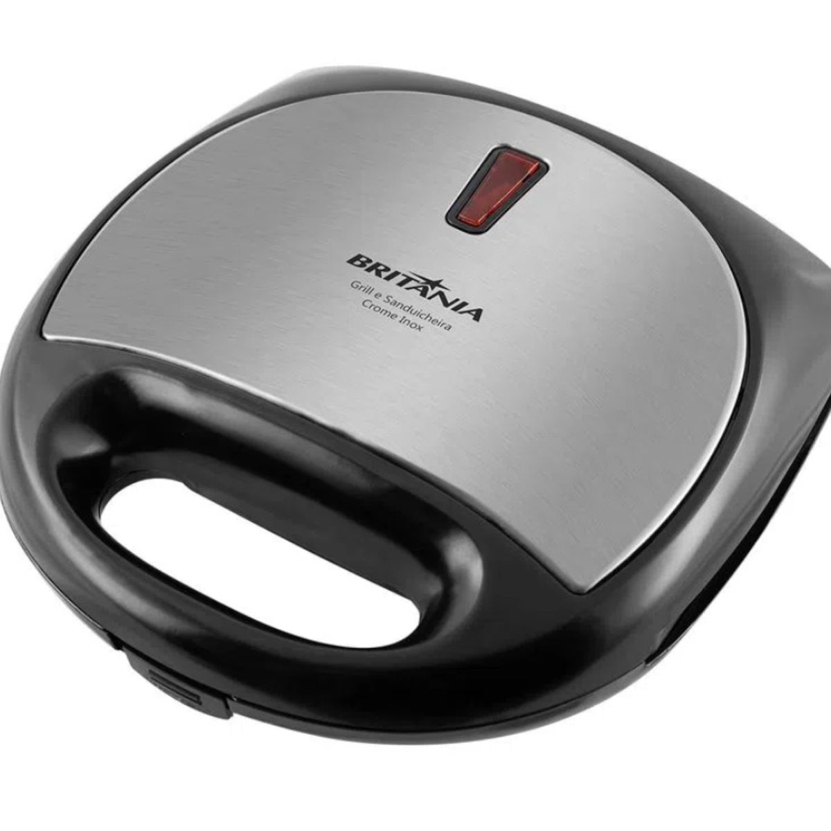 Sanduicheira e Grill Crome Inox 220v, marca Britânia - Foto Principal