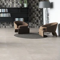 Porcelanato Retificado Munari Cimento Acetinado 60x60cm Caixa 1,80 M²