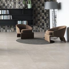 Porcelanato Retificado Munari Cimento Acetinado 60x60cm Caixa 1,80 M²