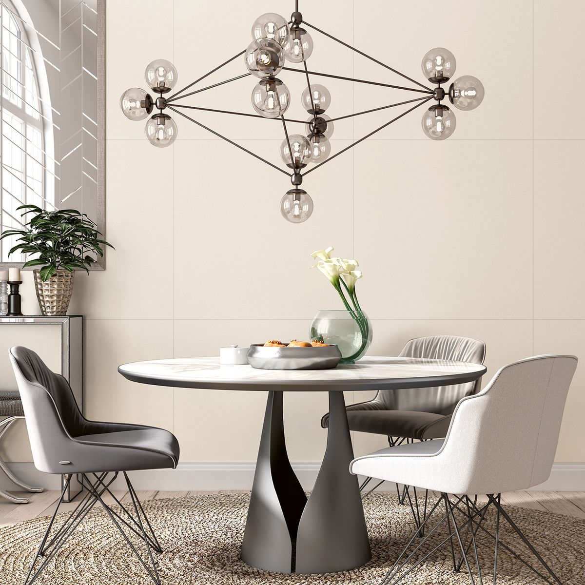 Piso Oceane Plus Retificado Acetinado 90x90 Cm Caixa 2,41 m², marca Cecafi - Foto 2