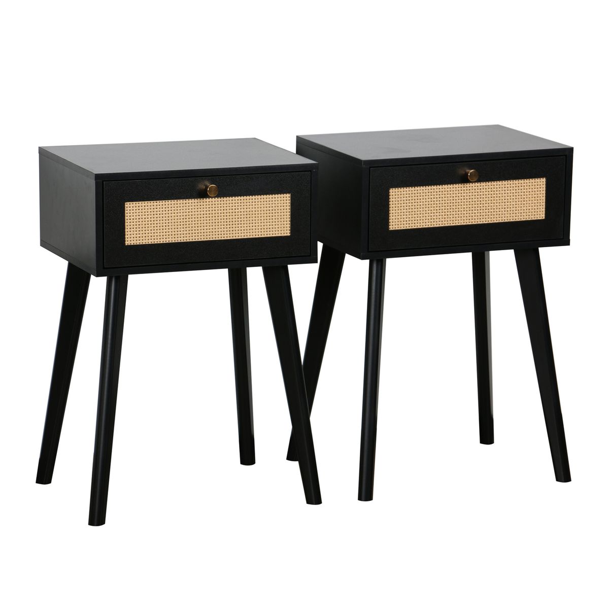 Conjunto de Mesa Cabeceira Bali 2 Unidades, marca Just Home Collection - Foto Principal