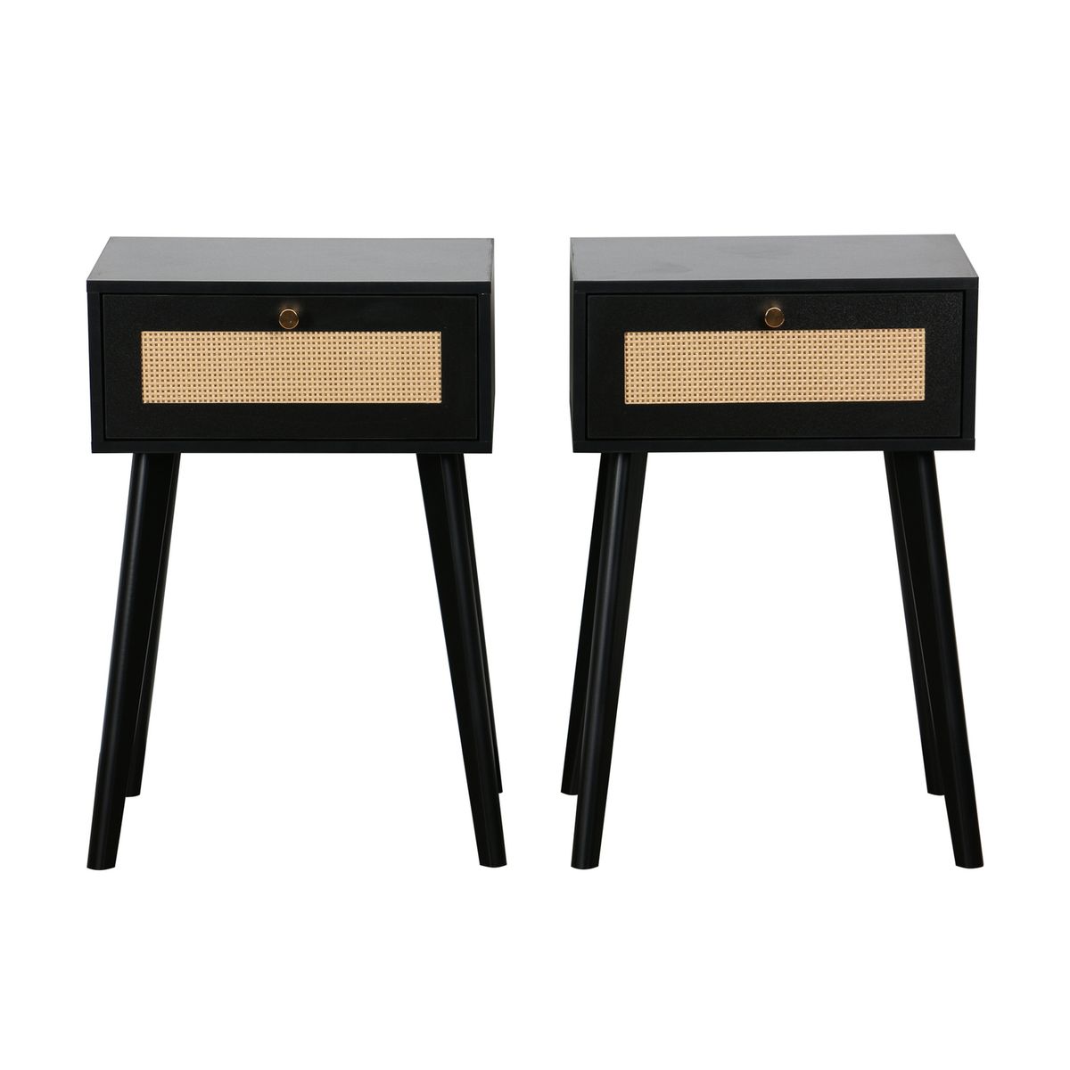 Conjunto de Mesa Cabeceira Bali 2 Unidades, marca Just Home Collection - Foto 2