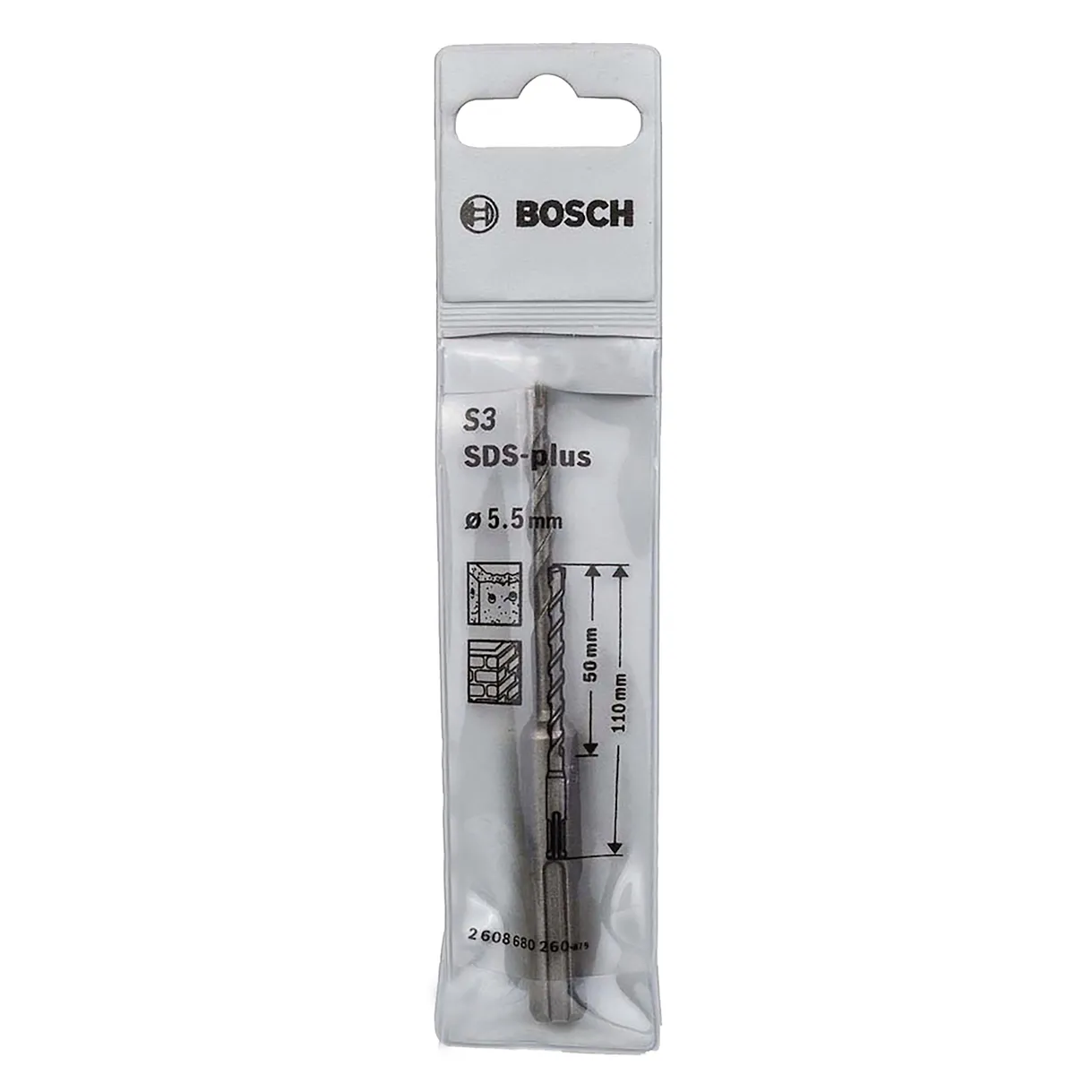 Broca Sds Plus-1 para Concreto 5,5x50x110mm, marca Bosch - Foto 2