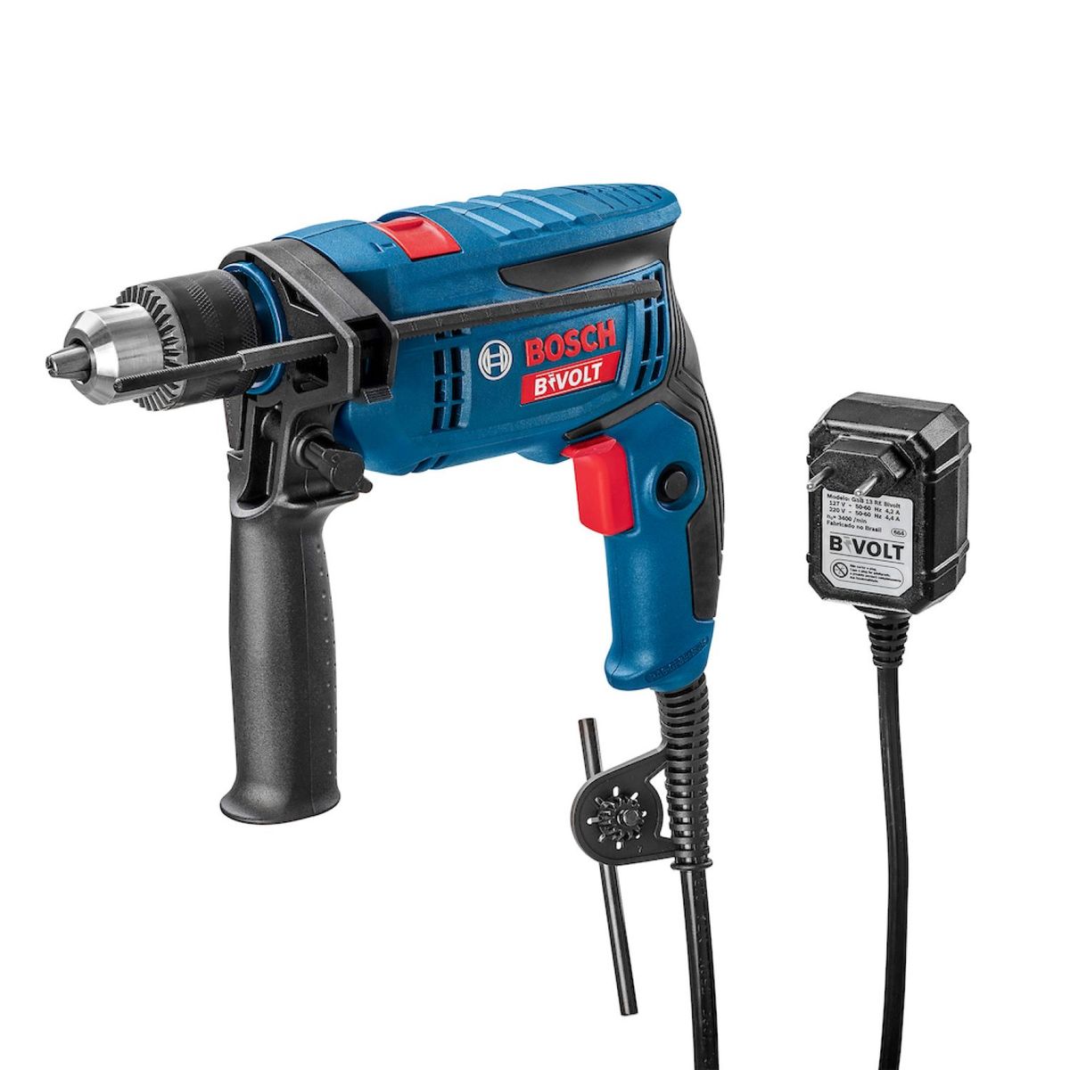 Furadeira de Impacto Bosch Gsb 13 Re Bivolt, marca Bosch - Foto Principal