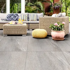 Piso Gran Vision Abs Cinza Retificado 82x82cm Rochamaxx Caixa 2,70m²