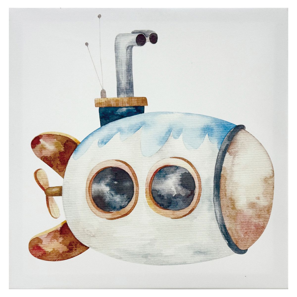 Quadro Infantil Submarino 30x30cm, marca Just Home Collection - Foto Principal