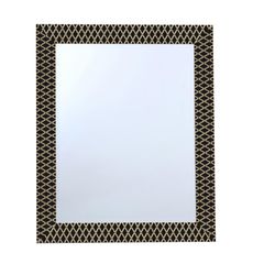 Espelho Decorativo Geométrico 69x84cm Preto