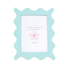 Porta Retrato de Foto Infantil Forma 13x18 Verde Just Home Collection