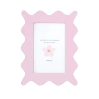 Porta Retrato de Foto Infantil Forma 10x15 Rosa Just Home Collection