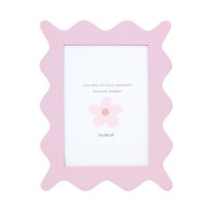 Porta Retrato de Foto Infantil Forma 13x18 Rosa Just Home Collection