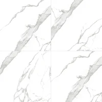 Piso R70632 Branco Retificado Acetinado 70x70cm Rochaforte Caixa 3,43m²