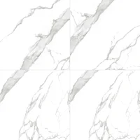 Piso Pr70672 Branco Retificado Polido 70x70cm Rochaforte Caixa 3,43m²