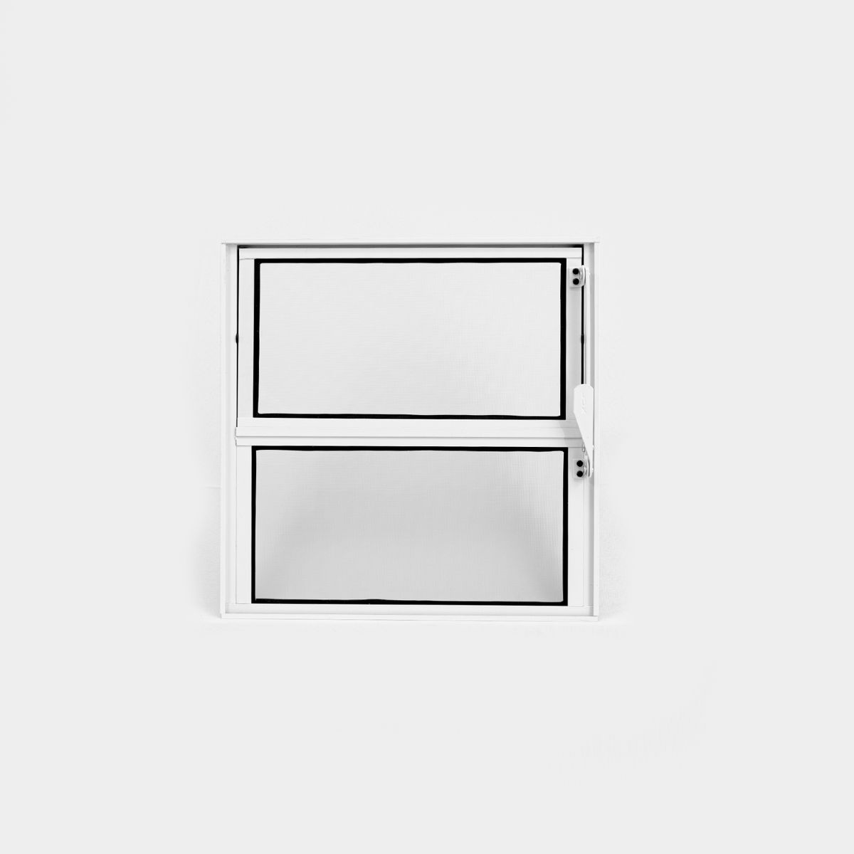 Basculante 1 Seção 40x40 Branco, marca Lux Esquadrias - Foto Principal