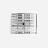 Veneziana 6folhas 100x120 com Grade Brilho