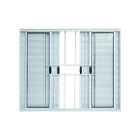 Veneziana 6folhas 100x120 com Grade Branco