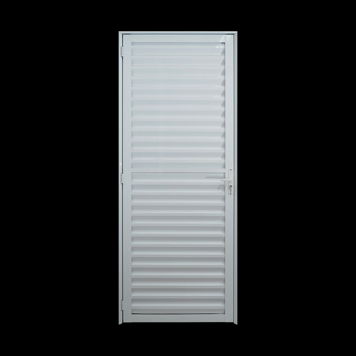 Porta Palheta 210x70 Direita Branco, marca Lux Esquadrias - Foto Principal