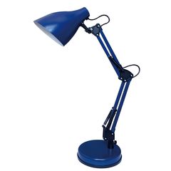 Luminária Escritório Flex 1l E27 Azul Casa Bonita