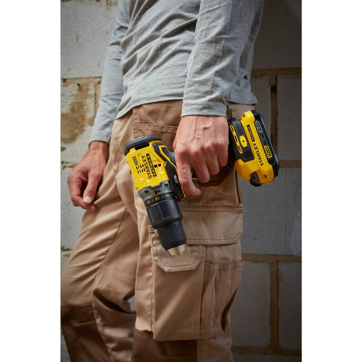 Paraf/furad Impacto 1/2" 13mm 20v Max*, marca Stanley - Foto 2