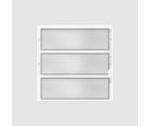 Basculante 60x60 Branco Vidro Mini Boreal