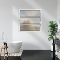 Basculante 60x60 Branco Vidro Mini Boreal