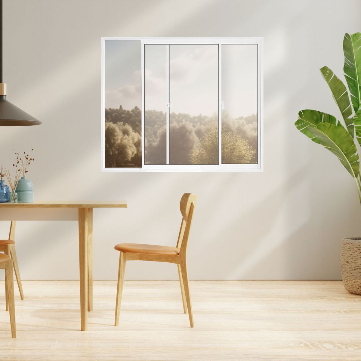 Janela de Correr 2 Folhas Móveis sem Grade Alumínio Branco 100x120cm, marca  - Foto 2