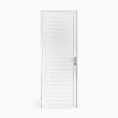 Porta Palheta Alumínio Branco Esquerda 210x80cm