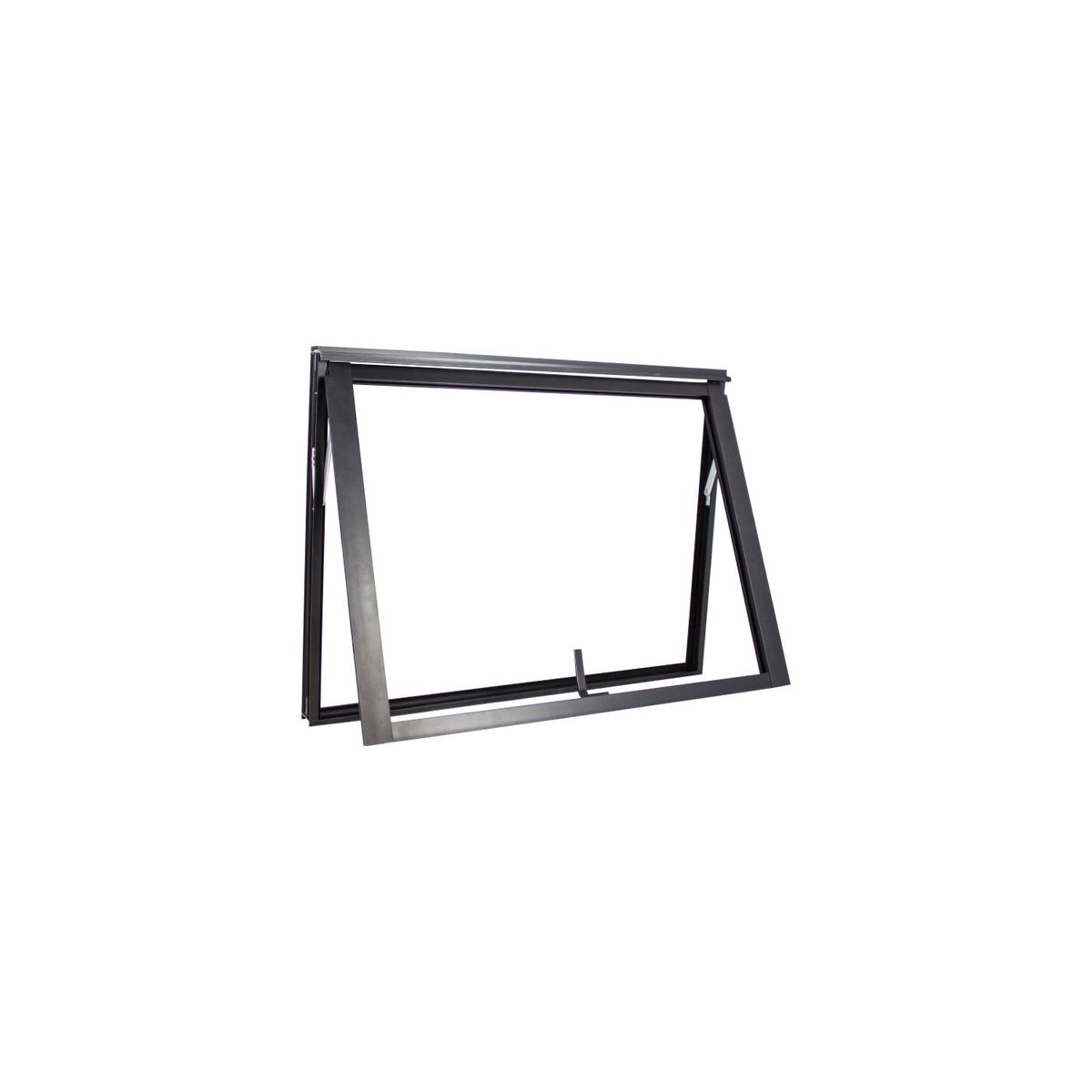 Maxim-ar 1 Folha Vidro Mini Boreal Black 60x80, marca  - Foto 2