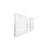 Janela de Correr 4folhas 2 Fixas com Grade 200x100