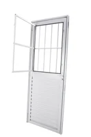 Porta Postigo 80x210 Vidro Incolor Esquerda