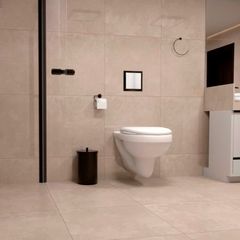 Piso Acetinado Retificado R70772 Cinza 70X70cm Caixa 3,43m² Rochaforte