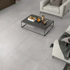 Piso Acetinado Retificado Matte Roma Cinza Interno 82x82cm Caixa 2,70m² Triunfo