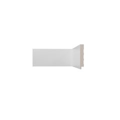 Rodapé Branco Liso Altura de 10cm, Espessura de 1,5cm e Comprimento de 240 Cm Cecafi