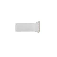 Rodapé Poliestireno Liso Branco 240x10x1 Cecafi