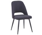 Cadeira Preta Omis Just Home Collection
