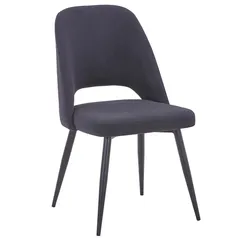 Cadeira Preta Omis Just Home Collection