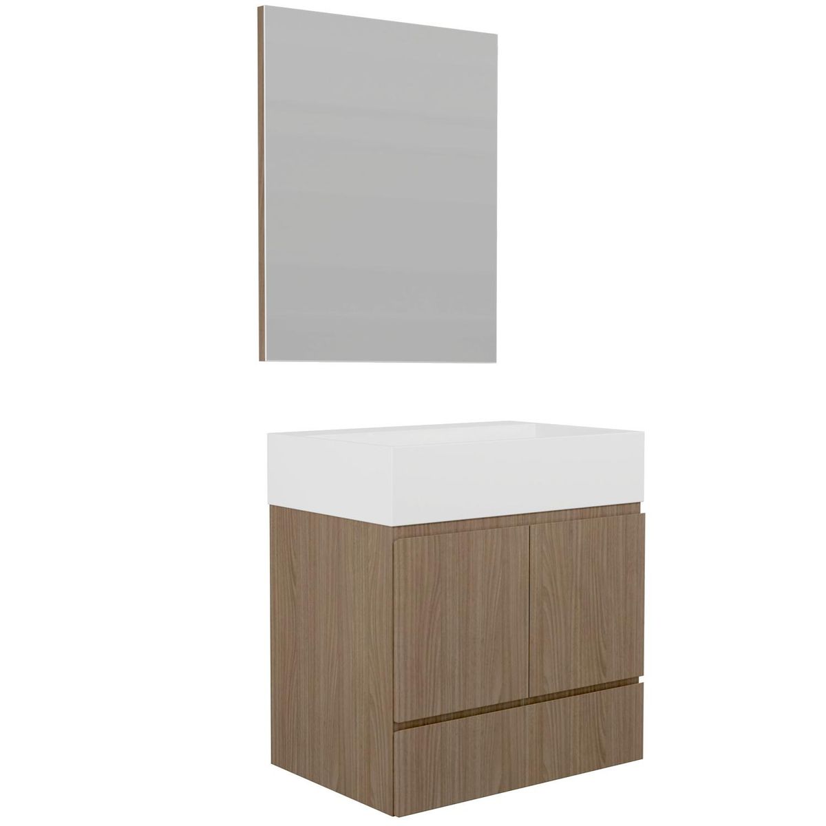 Gabinete para Banheiro com Espelheira Versalhes 60x40cm Jequitiba Venturi, marca  - Foto Principal