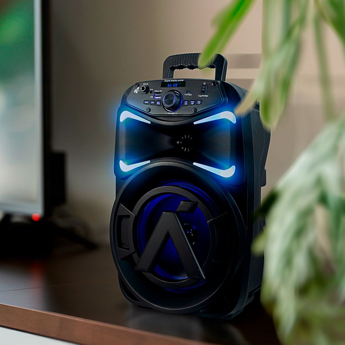 Caixa de Som Bluethooth 8" 250W, marca Aquário - Foto 2
