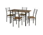 Conjunto Sala de Jantar Mesa com 4 Cadeiras Panama Just Home Collection